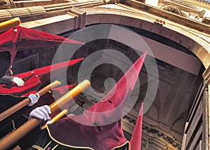 Procession during the Semana Santa in Spain photo