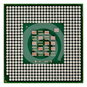 Processor with gold contact