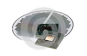 Processors on silicon wafer