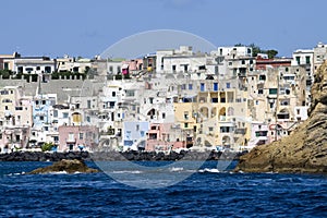 Procida, island in the mediterranean sea photo