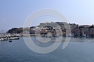 Procida Ã¢â¬â Scorcio del porto di Marina Grande e di Terra Murata photo