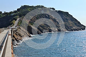 Procida - Scorcio del promontorio dal Ponte di Vivara photo