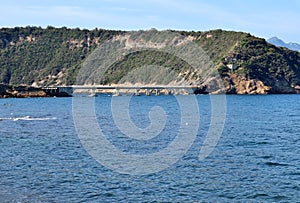 Procida - Scorcio dell`Isola di Vivara dal Lungomare Colombo photo