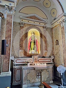 Procida - Statua di San Giuda Taddeo nella Chiesa di San Leonardo