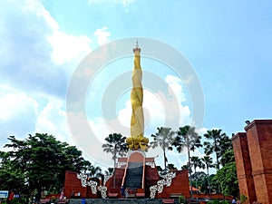 The Proclamation Monument in mojokerto, east java, Indonesia
