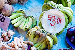 Produce at the local market