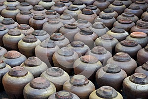 Produce soy sauce in tradition village at Hungyen province, Vietnam, this is a handicraft part 7
