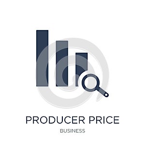 Producer price index icon. Trendy flat vector Producer price ind