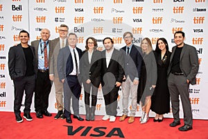 Producers and film crew at premiere of `Ben Is Back` at tiff2018