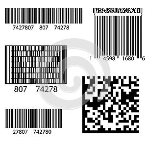 Product Barcode 2d Square Label