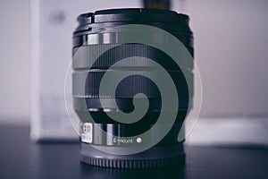Product close-up shot of Sony E 10-18mm F4 OSS Lens