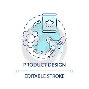 Product design concept icon