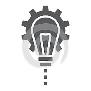 Product Development glyph icon, development