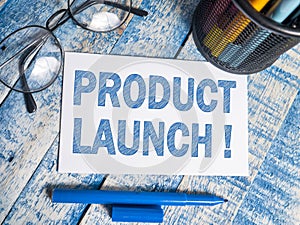 Product Launch, Motivational Business Marketing Words Quotes Con