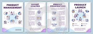 Product management brochure template