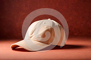 Product packaging mockup photo of Baseball cap, studio advertising photoshoot