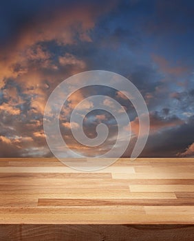 Product photo template Evening Sky