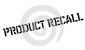 Product Recall rubber stamp