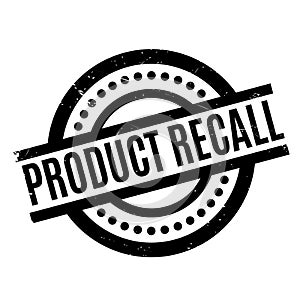 Product Recall rubber stamp