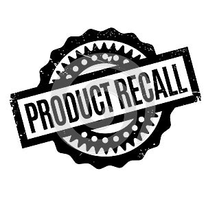 Product Recall rubber stamp