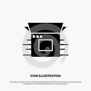 Product Release, Business, Modern, Product, Release solid Glyph Icon vector