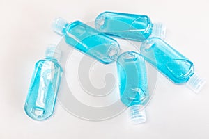 Production of alcohol gels for disinfecting.