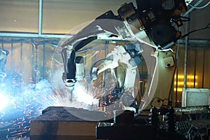Production  automate wireless Robot arm photo