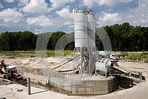 Production of the concrete