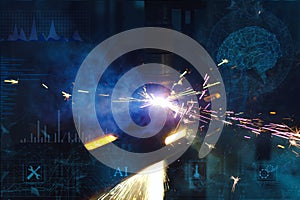 Production of downhole filters on an automated plasma cutting machine controlled by artificial intelligence without human interven photo