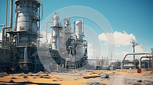 production gasoline chemical plant