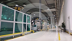 Production hall in the factory