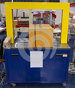 Production line of carton strapping machine