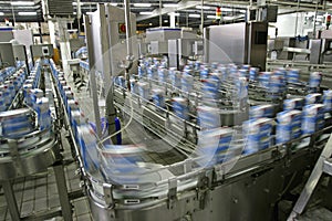 Production line in factory photo