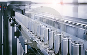 Production line for lithium battery cells for the automotive or e-bike industry