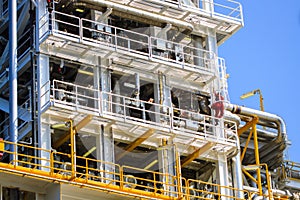 Production plant in offshore oil and gas processing