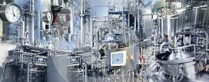 Production in the chemical and pharmaceutical industry photo