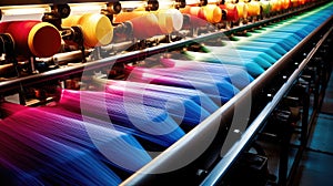 production polyester textile mill