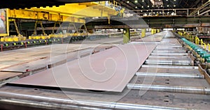 Production sheets of steel