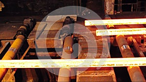 Production of steel in a steel mill - production in heavy industry