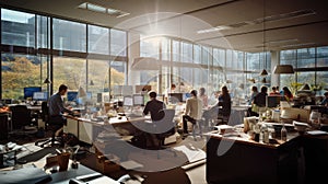 productive busy at work