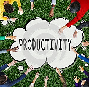 Productivity Business Development Improvement Plan Concept photo