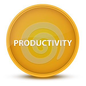 Productivity luxurious glossy yellow round button abstract
