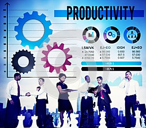 Productivity Production Efficiency Capacity Concept