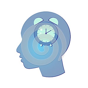 Productivity vector illustration. Mind. Effective time management elements for your design. Planning tasks, activities, schedules