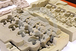 Products foundry industry. Making molds and cores