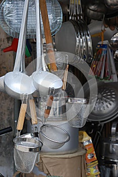 Products at a hardware store