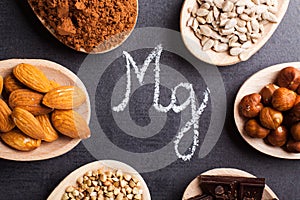 Products rich in magnesium