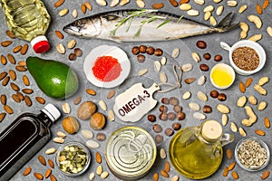 Products - source of fatty acids Omega-3