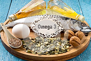 Products - source fatty acids Omega 3