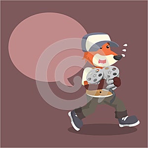 Profesion zombie character cute cartoon photo